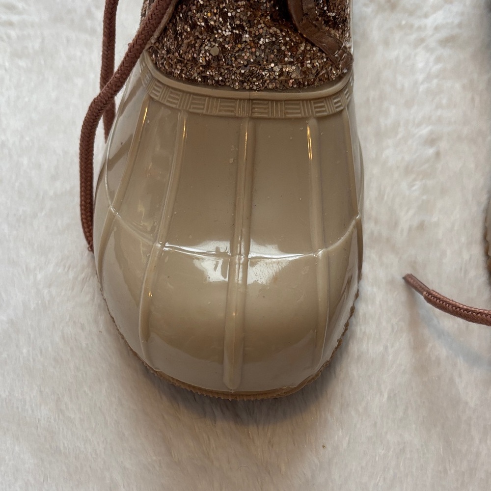 Sparkling Glitter Ankle Duck Boots - Picture 2 of 8